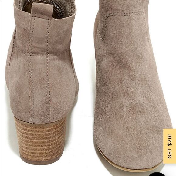 Steve Madden 8.5 Harber Suede Leather Ankle Booties in Camo Olive Green - Picture 11 of 12